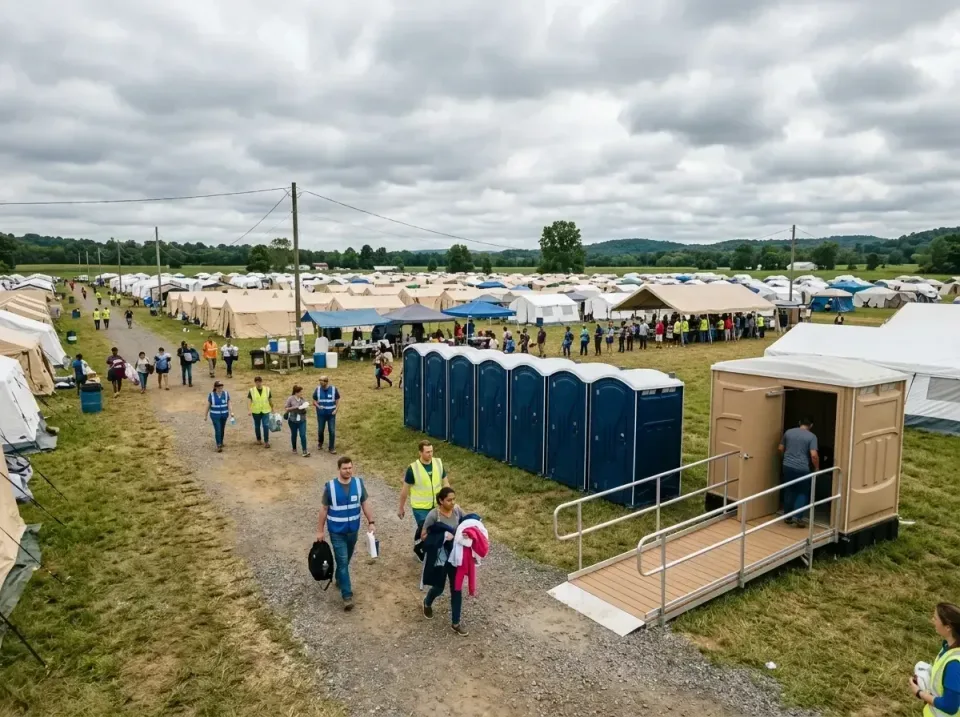 disaster-relief-camp-restrooms-010 — frequently asked questions, Dumpster & Portable Bathrooms Rental in Ocean View, DE